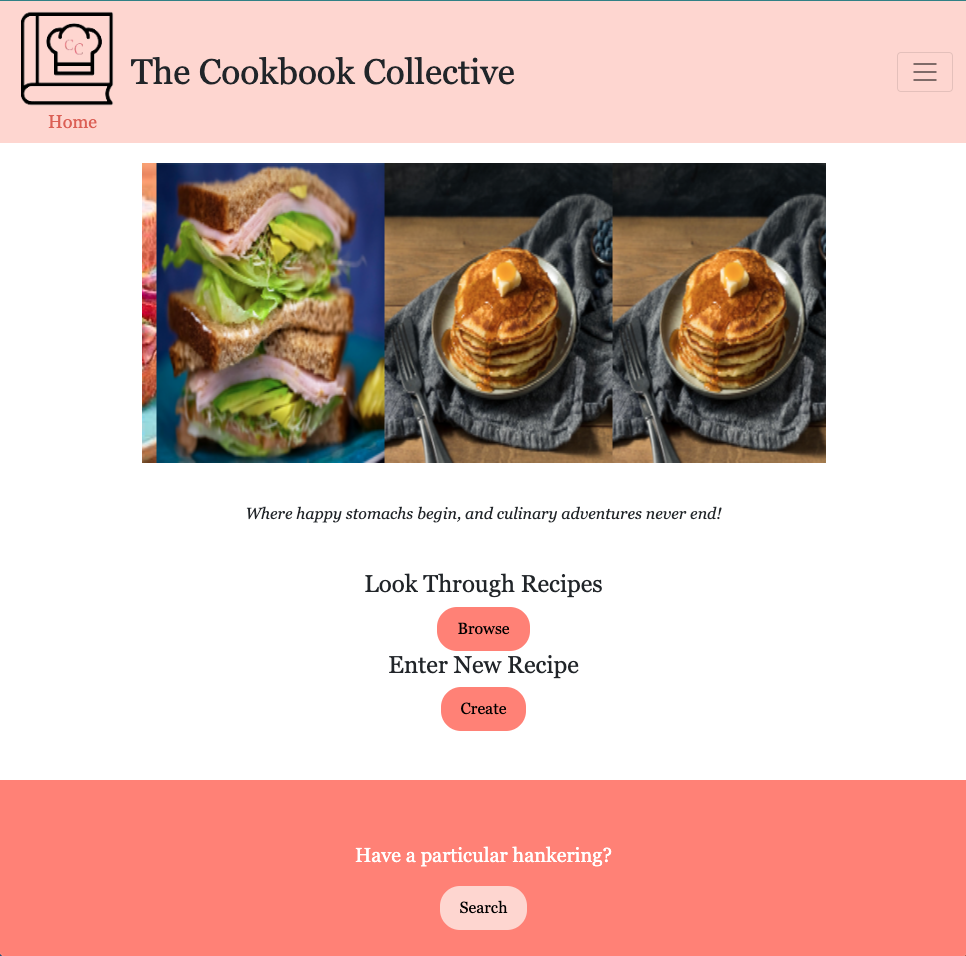 Cookbook Collective screenshot